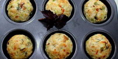 маффины несладкие из куриных грудок