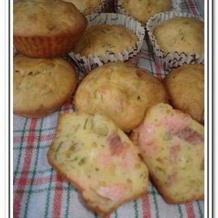 Маффины с форелью