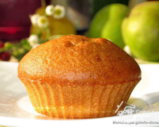 Маффины с грушей