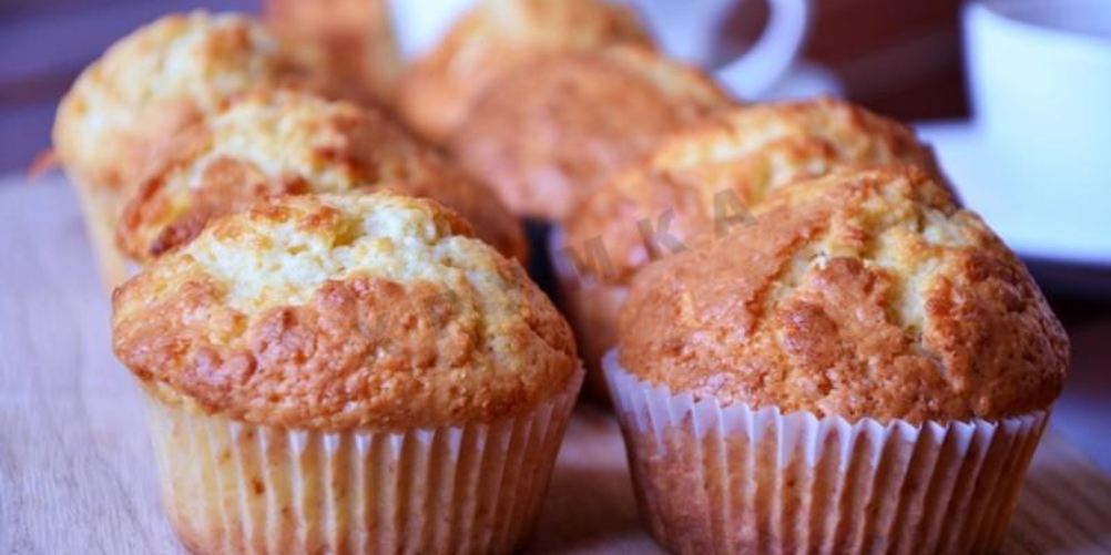 Рецепт маффины с кокосовой стружкой