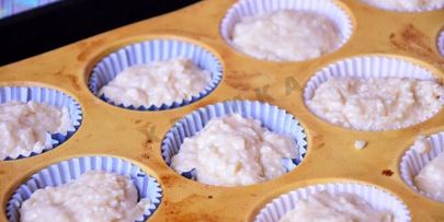 маффины с кокосовой стружкой