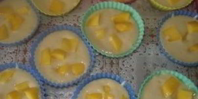 маффины с манго