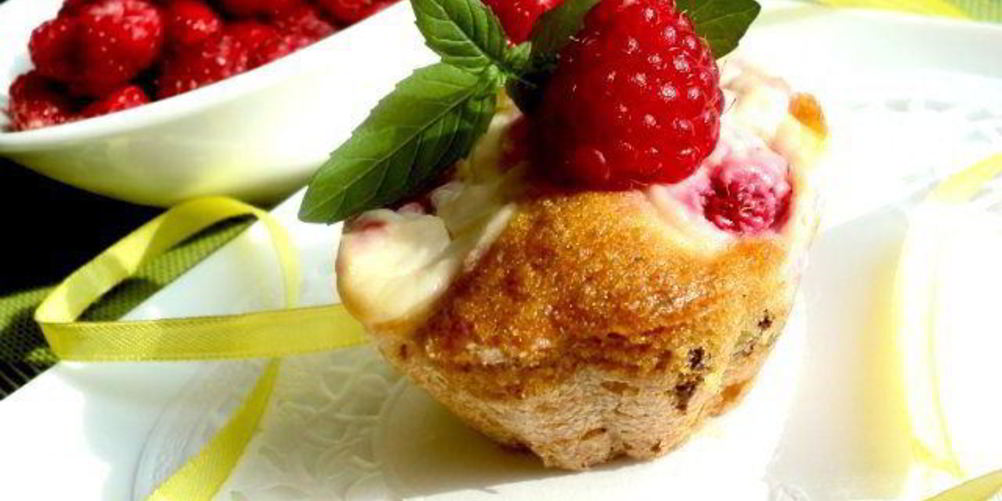 Рецепт маффины с шоколадом и малиной