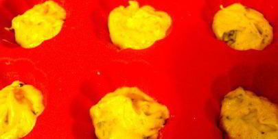 маффины с шоколадом и малиной