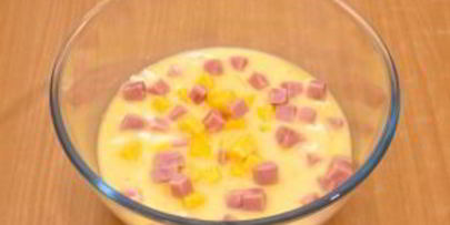 маффины с сыром и ветчиной