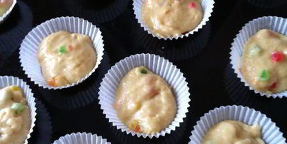 маффины с цукатами