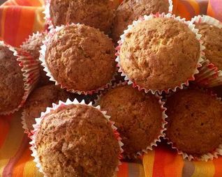 Маффины с цукини и цельнозерновой мукой