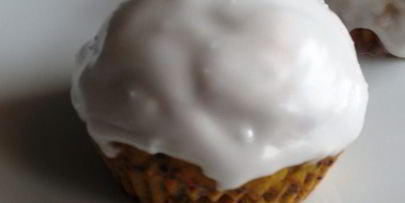 маффины с тыквой, грушей и шоколадом хэллоуин