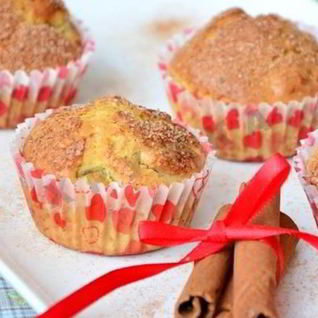 Маффины с яблоками и корицей