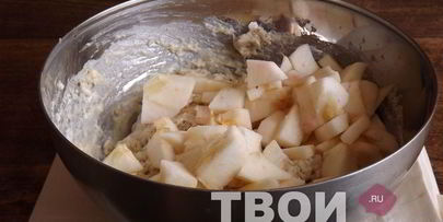 маффины с яблоками