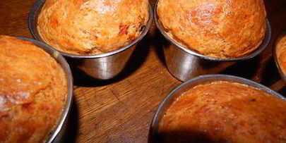 маффины с запеченными томатами и сыром