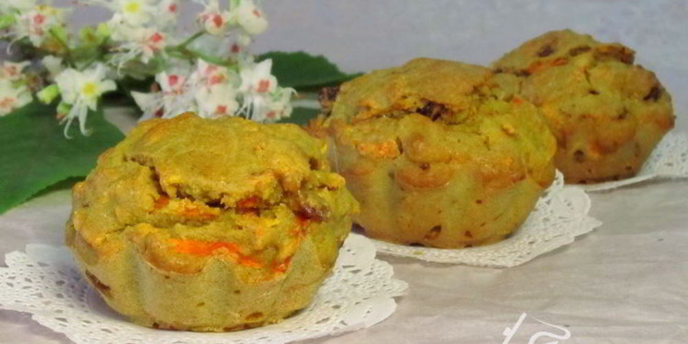 Рецепт морковна-овсяных маффинов с финиками
