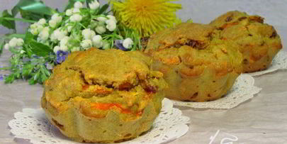 морковно-овсяные маффины с финиками