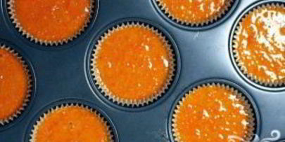 морковные маффины со сливочной глазурью