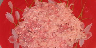 мясные маффины с овощной начинкой