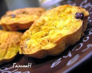 Постные морковно-тыквенные маффины