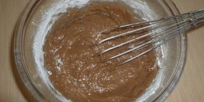 шоколадные маффины с лимонной глазурью