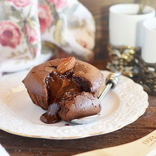 Шоколадные маффины с жидкой начинкой