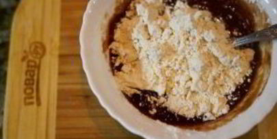 шоколадные маффины с жидкой начинкой