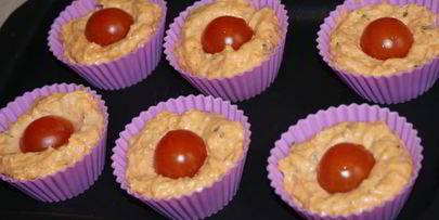 томатные маффины с розмарином