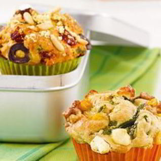 Цукинни-фета-маффины