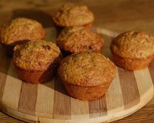 Тыквенные маффины с изюмом и имбирем