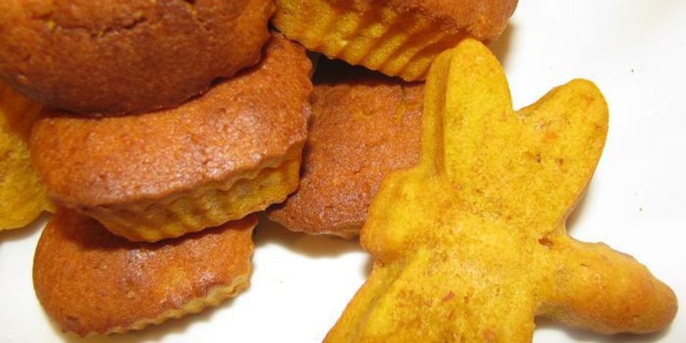 Рецепт тыквенные маффины с миндалем, лимоном и имбирем