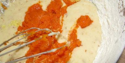 тыквенные маффины с миндалем, лимоном и имбирем