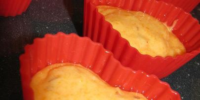 тыквенные маффины с миндалем, лимоном и имбирем