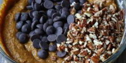 тыквенные маффины с орехами