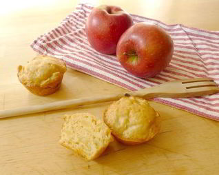 Яблочные маффины с изюмом