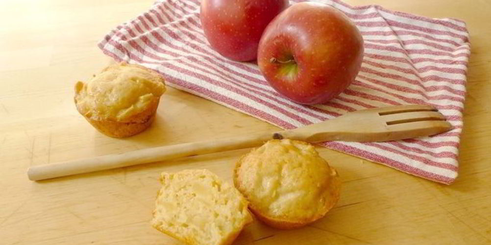 Рецепт яблочные маффины с изюмом