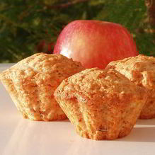 Рецепт Яблочные маффины с орехами и корицей