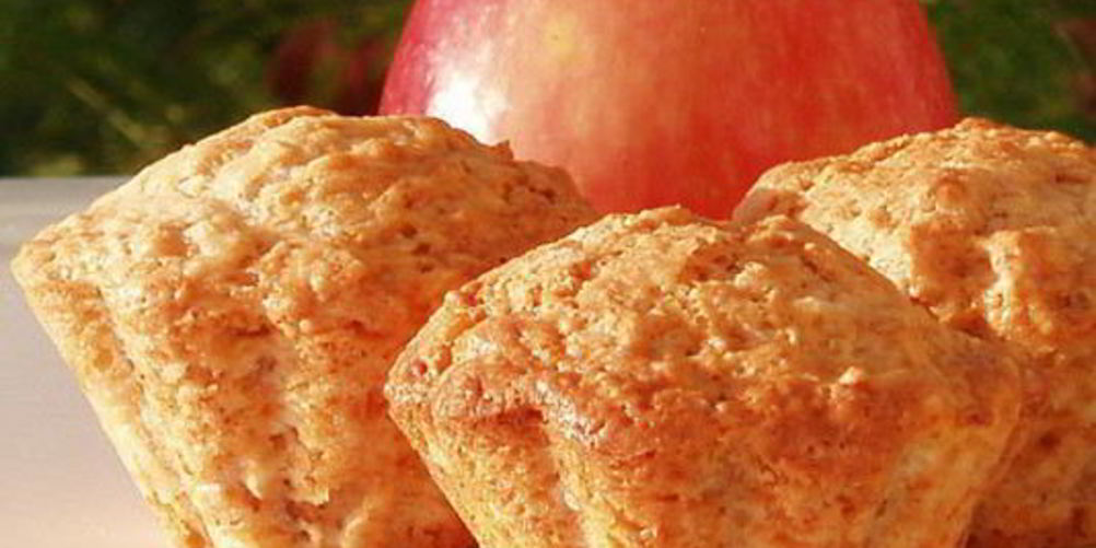 Рецепт яблочные маффины с орехами и корицей