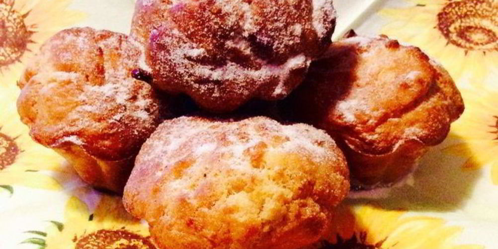 Рецепт яблочные маффины со сгущенным молоком