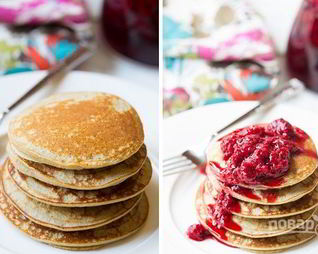 Банановые оладьи на кокосовой муке