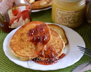 Быстрые оладьи с цукатами