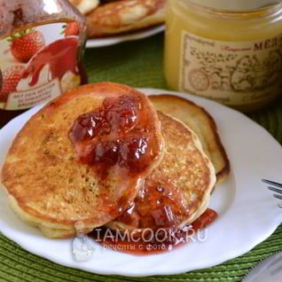 Быстрые оладьи с цукатами