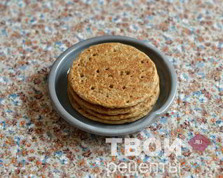 Диетические оладьи с отрубями