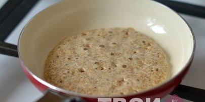 диетические оладьи с отрубями