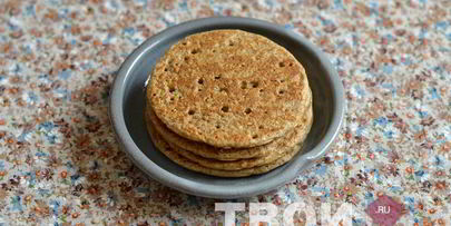диетические оладьи с отрубями