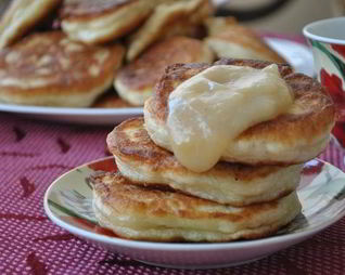 Дрожжевые оладьи