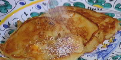 фруктовые оладьи на кефире