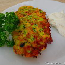 Рецепт Кабачковые оладьи с сыром