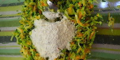 кабачковые оладьи с сыром