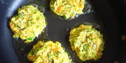 кабачковые оладьи с сыром