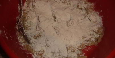 картофельные оладьи с семгой