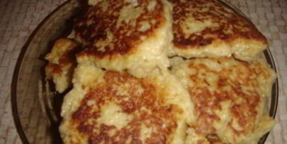 картофельные оладьи с семгой