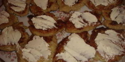 картофельные оладьи с семгой