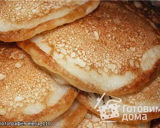 Кефирные оладушки без яиц